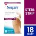 Nexcare Steri-Strip Wound Closure - Breathable Strips for Small Wounds Ideal After Sutures or Staples - 18 Count - Buy Online on GoSupps.com