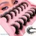 7 Pairs 3D Cat Eye False Eyelashes - Fluffy Volume Curly Faux Mink Reusable Makeup Lashes (TM26) for Stunning Looks - Buy Online on GoSupps.com