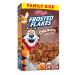 Kellogg's Frosted Flakes, Breakfast Cereal, Chocolate, Good Source of 8 Vitamins and Minerals, Family Size, 24.7oz Box Chocolate Frosted Flakes