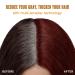 Instant Dark Wine Red Hair Dye - 3 in 1 Color Shampoo for Gray Coverage & Root Touch Up - 16.9 Fl Oz - Buy Online on GoSupps.com