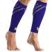 CopperJoint Calf Compression Sleeves for Men & Women - Leg Sleeve and Shin Splints Support - Ideal for Leg Cramp Relief Varicose Veins Running - 20-30mmHg Copper-Infused Nylon X-Large - Blue Blue X-Large