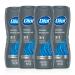 Dial Men 3 in 1 Body Hair and Face Wash Refresh 16 Fl Oz (Pack of 4) Blue Sage Scent Cleanses Deep + Gentle on Skin with Clean Rinse Technology Hydro Fresh