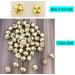 Luckkyme Jingle Bells 300 Pieces 1/2 Inch DIY Craft Bells for Wreath Decoration - Gold - Buy Online on GoSupps.com