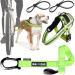 Bike and Dog - dog leash and dogs for the bike dishes with 3 rings 2 of which side including 2 special bicycle bridles.Patented.Dog leash and dog harness XL yellow