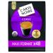 Carte Noire Expresso Corsé N°7, Coffee in Compostable Pods Compatible with Senseo, Pack of 48 soft pods