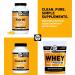 TGS 100% Whey Protein Powder 2lb - Unflavored, Unsweetened, Keto Friendly, All Natural - Low Carb, Low Calorie, Soy & Gluten Free - Made in USA - Buy Online on GoSupps.com