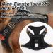 Rabbitgoo XL Dog Harness for Large Dogs | Adjustable Tactical Harness with Handles | Durable & Wear-Resistant | Ideal for Hiking - Black - Buy Online on GoSupps.com