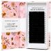 LLBA Super Mink Eyelashes Extensions - Multi Selections from 0.03 to 0.2 C CC D Curl 7-15 mm Length Mixed Tray Silk Eyelashes Individual Eyelash Extensions (0.03 CC 7-15mm) 0.03 CC 7mm-15mm