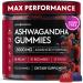 Ashwagandha Gummies 120 Count - 2000 MG Ashwagandha Supplements with L-Theanine GABA Magnesium Zinc & Vitamin D3 Sugar-Free Vegan Non-GMO Natural Support for Balance