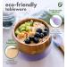 bamboo bamboo Baby and Toddler Suction Bowl Set for Feeding and Weaning | Outstanding Suction | Bamboo Baby Suction Bowls with Matching Spoon Set from 6 Months Lilac - Buy Online on GoSupps.com