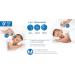 Reer 98020 SkinTemp 3-in-1 Infrared Fever Thermometer | Accurate Fast & Safe Baby Temperature Measurement - International Shipping Available - Buy Online on GoSupps.com