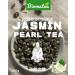 Biomatea 100 g imperial jasmine pearl tea Premium Grade Chinese Traditional Green Jasmine Pearl Tea Premium grade Dragon Pearl Tea Vegan - Buy Online on GoSupps.com