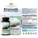 Organic Premium Klamath Blue Green Algae Capsules - Pure Chlorophyll SuperFood | 500mg 60 Vegan Capsules - Buy Online on GoSupps.com