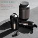 Navaris Stainless Steel Protein Shaker Bottle - 750ml Fitness Cup for Protein Shakes - Durable Sport Drinking Bottle for Training - Black (1 Pack) - Buy Online on GoSupps.com