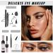 All In One Makeup Kit Full Kit Makeup Set & Portable Travel Eyeshadow Palette Face Primer Foundation Make up Concealer Eyeliner Stamp Mascara 5Color Lipstick Face Make-up Gift Set - Buy Online on GoSupps.com
