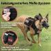Rabbitgoo No Pull Dog Harness for Medium & Large Dogs - Tactical Adjustable Vest with Metal Buckle & Handle - Breathable Military Safety Gear - XL Black - Buy Online on GoSupps.com