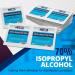 500 Count Alcohol Wipes - Individually Wrapped 70% Isopropyl Swab Pads, 2-Ply Cotton - Pack of 1 - Buy Online on GoSupps.com