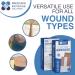 Flexible Fabric Adhesive Bandage - 1 Meter Customizable Size for Wound Care & First Aid | International Shipping - Buy Online on GoSupps.com