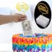 JOELELI 107 Pieces Cake Money Box Kit 6 Pieces Happy Birthday Cake Topper 100 Pieces Clear Bags Connected Pockets Cake Money Pull Out Kit for Birthday Party Gift Cake Decoration(Gold) - Buy Online on GoSupps.com