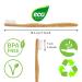 BlauKe Bamboo Toothbrushes 5-Pack | Medium Bristles | Biodegradable & Eco-Friendly - Buy Online on GoSupps.com