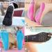 3 Pack Pink Fuuties Stick on Soles - Protective Adhesive Soles for Yoga & Beach | L - Buy Online on GoSupps.com