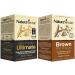 NaturaNectar Natural Bee Propolis Bundle Bee Propolis Ultimate and Brown Bee Propolis - for Immune Cardiovascular and Respiratory Systems Support - 60 Capsules per Bottle - Buy Online on GoSupps.com