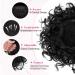 REECHO Black Wavy Messy Bun Hair Piece Extension for Women - Buy Online on GoSupps.com