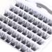SISILILY Individual Lashes 6 Rows Cluster Lashes C Curl DIY Kit | 12mm Length 3D False Eyelashes with Tweezer | Reusable Natural Eyelash Extensions - Buy Online on GoSupps.com