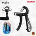 Kimatra 2-Part Handle Force Trainer Set | 5kg to 60kg | Finger Hand & Forearm Exerciser with Counting Function | Black - Buy Online on GoSupps.com