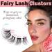 TOOCHUNAG Fairy Cluster Lashes - Natural Look Spiky Long Volume D Curl Faux Mink Lashes - 10-19mm Multipack - Buy Online on GoSupps.com