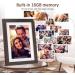 BIHIWOIA 10 Inch Digital Picture Frame with WiFi, 16GB Storage - Send Pictures and Videos Anywhere - Brown - Buy Online on GoSupps.com