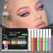 Makeup Eyeliner Pen Long Lasting Glow In The Dark Fluorescent Makeup Eyeliner Pencil for Daily Use at School Home and Outdoor during Travel and Business Trip for Halloween and Christmas - Buy Online on GoSupps.com