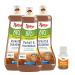 Poliboy organic parquet and wooden floorboards - care & protection for oiled waxed & lacquered real wood floors - with plant wax - vegan -3x1l (3 l) - with product sample - Made in Germany 3 l (1 Pack)