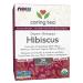 NOW Caring Tea Organic Hibiscus Tea Premium Unbleached Tea Bags with our no-staples design 24 Count