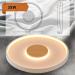 Luolong Dimmable LED Ceiling Lamp - 40cm Modern Wood Light with Remote Control | Adjustable 3000-6000K for Bedroom Living Room & Children's Room - Buy Online on GoSupps.com