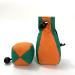 Chameleon Dog Training Dummy Gun Dog Training Dummy Toy Durable Puppy Pet Toy Fetch Catch Hunt Obedience Training Equiptment Super Durable Material - Orange & Green (100g)