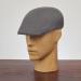 Sterkowski Ivy Five Cap - Natural Linen Flat Cap for Men - Lightweight 5 Panels - Grey 6 7/8 - Buy Online on GoSupps.com