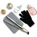 Travel Pad for Hair Tools - Heat-Resistant Counter Protection for Curling Irons & Straighteners | Includes Glove | Lessmon Gray 22.9x16.5cm - Buy Online on GoSupps.com