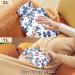 NAANLE 1L Hot Water Bottle Transparent Flower Loop Design for Pain Relief & Heat Therapy | Ideal for Bed Hands & Feet - Buy Online on GoSupps.com