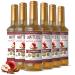 Matteo's Barista Style Sugar-Free Coffee Syrup Apple Spice Flavor Zero Calories and Sugar Keto Friendly Ideal for Lattes Cappuccinos Espresso Americano Indulgent Taste 25.4 Oz 6-Pack 750 ml (Pack of 6)