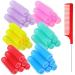 36 Pieces Self Grip Small Hair Curlers Self Grip Salon Hairdressing Curlers Hair Rollers Salon Hairdressing Rat Tail Comb Hairdressing Curlers Tools for Women (0.6 x 2.4 Inch, Classic Colors Set) 0.6x2.4 Inch (Pack of 36) …