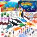 FUNZBO Ocean Sea Animals Paint Set - Paint Your Own Ocean Toys DIY Toddler Activities Art Toy Painting Kit with Paint Supplies Color Brush Set Kids Arts and Crafts Ages 4 5 6 7 8 Years Old Boys Girls Ocean (X-Large)