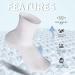 Diabetic Ankle Socks for Men & Women | 6 Pairs | Pain Relief & Non-Binding | Size 6-13 White - Buy Online on GoSupps.com