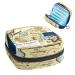 Skull Island Treasure Map Sanitary Napkin Storage Bag Feminine Menstrual Cup Pouches Nursing Pad Holder Tampon Bags Portable Period Bag for Women Teen Girls 1Pcs Multi-colored 9