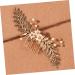Ipetboom Pearl Comb Wedding Hair Combs Silver Barrettes Vintage Bridal Hair Comb Gold Headpiece Rhinestone Hair Accessories Bridal Hair Clip Tiara Grab The Drill Women's Modeling Zinc Alloy - Buy Online on GoSupps.com