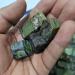 Natural Quartz Crystal 6pcs Natural Dragon Blood Crystal Tumble Stones Polished Cube Home Decoration Collection Gift Home Office Decor - Buy Online on GoSupps.com