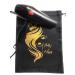 Silk Satin Hair Packaging Bags - 4 Piece Set (2 Black & 2 Red) | Hair Storage & Travel Pouches - Buy Online on GoSupps.com