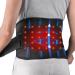 Heated Back Brace For Lower Back Pain Relief Men Women Lumbar Support Heating Compression Waist Support Belt With Rechargeable Heating Pad To Protect Waist (Color : Black Size : Large(41'-49')) Large(41'-49') Black