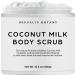 Brooklyn Botany Dead Sea Salt and Coconut Milk Body Scrub - Moisturizing and Exfoliating Body, Face, Hand, Foot Scrub - Fights Stretch Marks, Fine Lines, Wrinkles - Great Gifts for Women & Men - 10.5 oz Coconut Milk 10 Oun