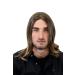 WIG ME UP - GFW891-2T19 Men's Wig Long Youthful Brown Light Brown Bleached Tips Middle Parting